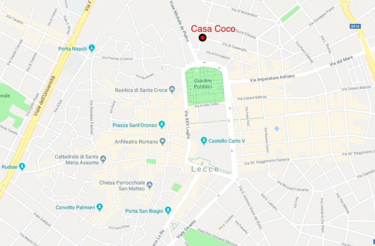 شقة Casa Coco ليتشي المظهر الخارجي الصورة